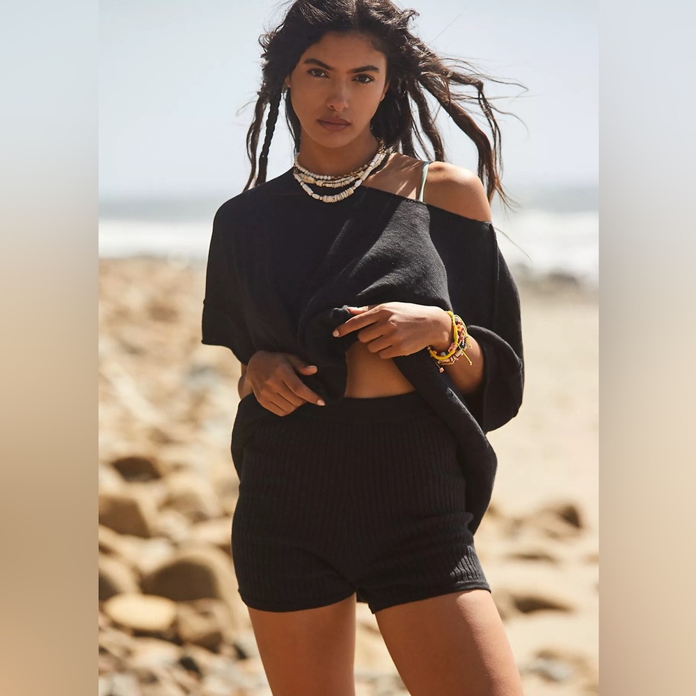 FP Beach Winnie Sweater Short Set